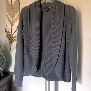 Smokey Blue H&M Cardigan Drape Sweater